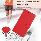 Nothing CMF Phone 2 Pro EIDERWOOD Leather Flip Case w. Wallet - Red