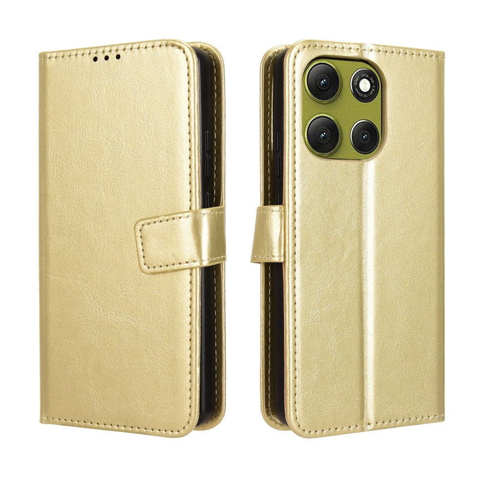 EIDERWOOD Motorola Moto G86 Power Faux Leather Flip Case with Card Holder & Stand Function - Gold