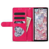 EIDERWOOD Samsung Galaxy Z Fold7 Glitter Flip Case with Wallet & Strap - Pink