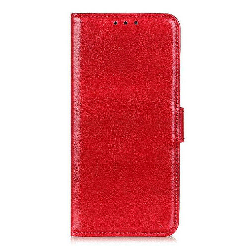 EIDERWOOD Motorola Moto G56 Faux Leather Flip Case with Cardholder & Stand Function - Red