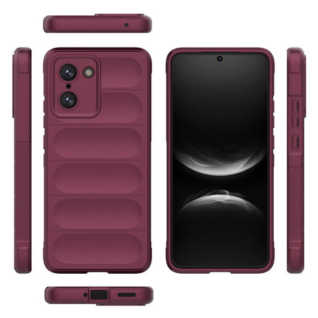 EIDERWOOD OnePlus Nord CE5 Flexible Plastic Case - Dark Red