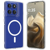 EIDERWOOD Motorola Edge 60 Pro Hybrid Case - MagSafe Compatible - Transparent