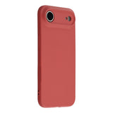 EIDERWOOD iPhone Air Lined Flexible Plastic Case - Dark Red