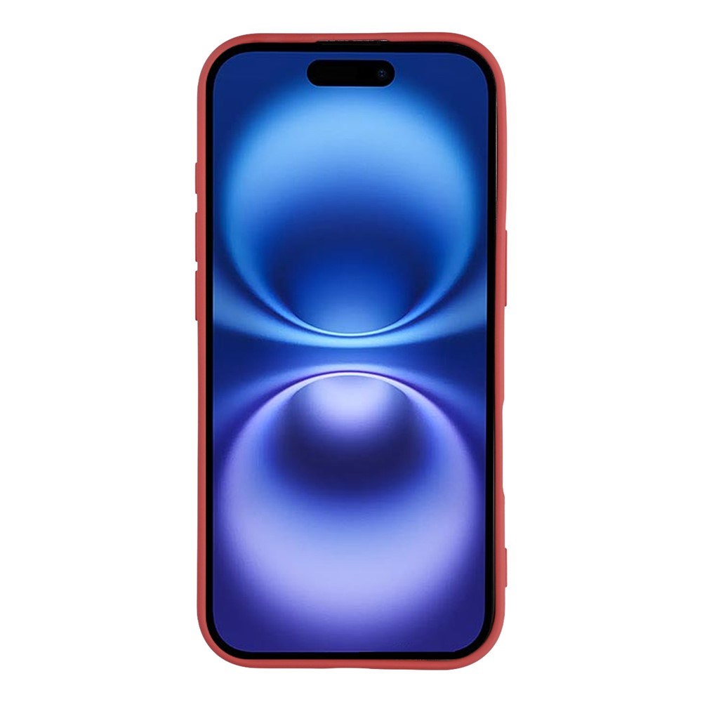 EIDERWOOD iPhone 17 Lined Flexible Plastic Case - Dark Red