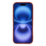 EIDERWOOD iPhone 17 Lined Flexible Plastic Case - Dark Red