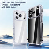 IPAKY iPhone 17 Pro Max Hybrid Case with Reinforced Corners - Transparent