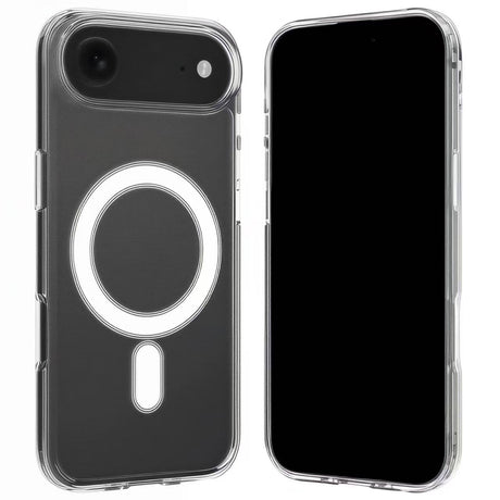 iPhone Air Hybrid Case incl. 2 x Screen Protector - MagSafe Compatible - Transparent / White