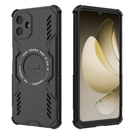 EIDERWOOD Samsung Galaxy A07 Craftsman Case with Heat Dissipation - MagSafe Compatible - Black