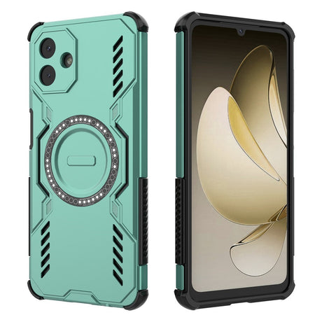 EIDERWOOD Samsung Galaxy A07 Craftsman Case with Heat Dissipation - MagSafe Compatible - Green