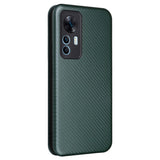 Xiaomi 12T / 12T Pro Carbon Fiber Flexible Plastic Case - Green