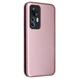 Xiaomi 12T / 12T Pro Carbon Fiber Flexible Plastic Case - Rose Gold