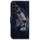 EIDERWOOD Samsung Galaxy S25 FE Faux Leather Flip Case with Design - Lion
