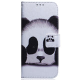 EIDERWOOD Samsung Galaxy S25 FE Faux Leather Flip Case with Design - Panda