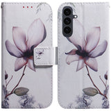 EIDERWOOD Samsung Galaxy S25 FE Faux Leather Flip Case with Design - Flower