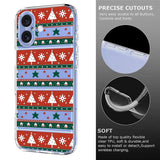 EIDERWOOD iPhone 17 Flexible Plastic Christmas Case with Motif - Transparent / Pattern