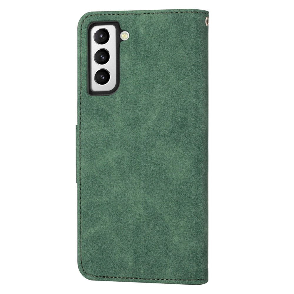 Samsung Galaxy S23+ (Plus) Flip Case Leather w. Wallet - Green