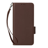 Fairphone (Gen. 6+ / Gen. 6) EIDERWOOD Artificial Leather Flip Case with Strap - Brown