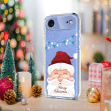 EIDERWOOD iPhone Air Flexible Plastic Christmas Case with Motif - Transparent / Santa Claus