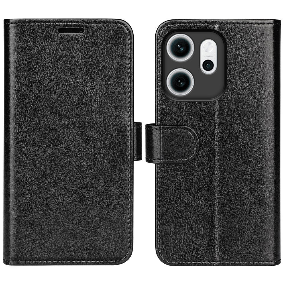 Oppo Reno 14 F (5G) EIDERWOOD Faux Leather Flip Case with Card Holder - Black
