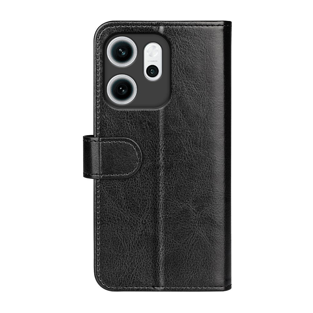 Oppo Reno 14 F (5G) EIDERWOOD Faux Leather Flip Case with Card Holder - Black