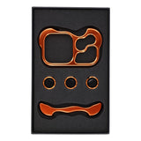 iPhone 17 Pro Max Two-Piece Metal Bumper Case - Orange