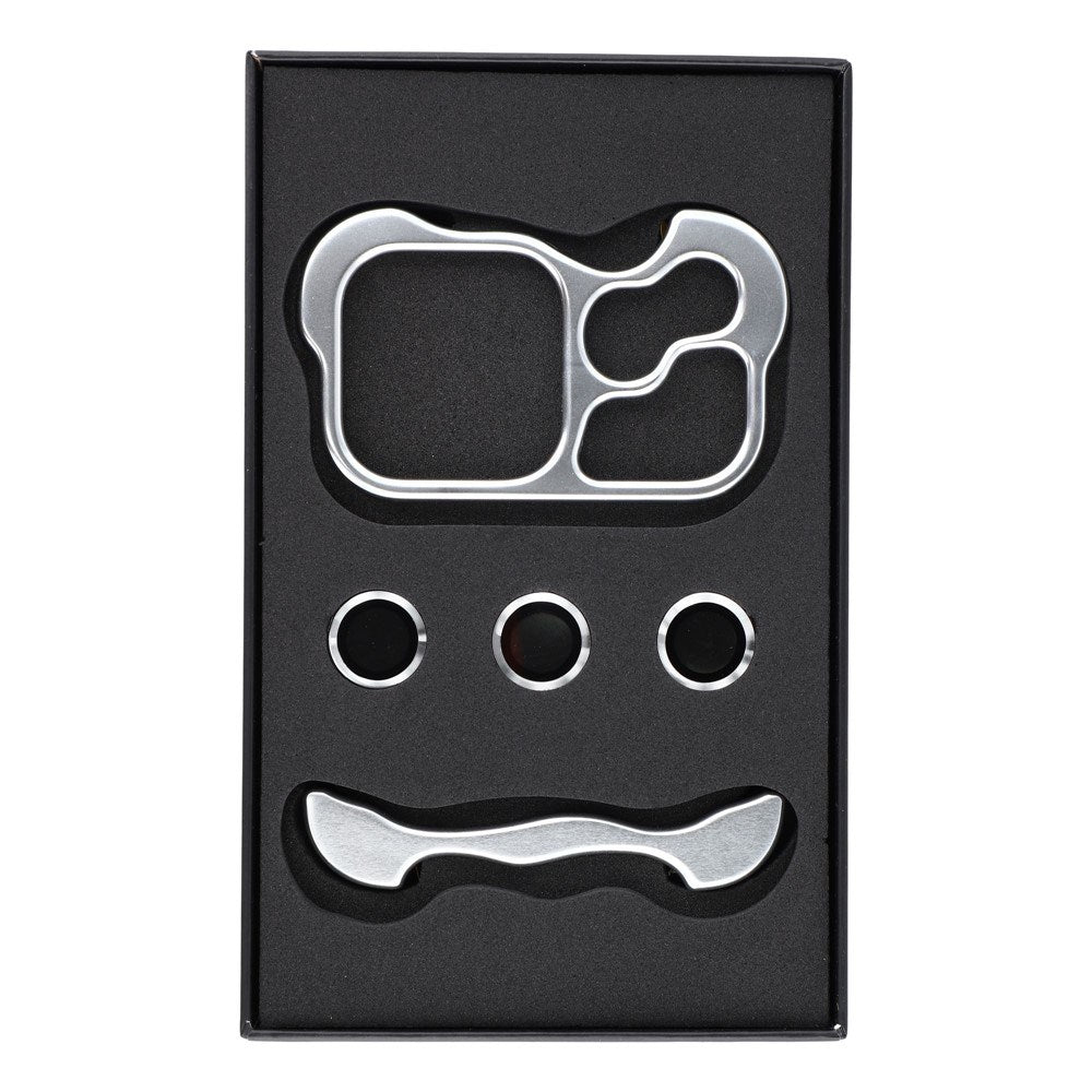 iPhone 17 Pro Max Two-Piece Metal Bumper Case - Silver