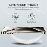iPhone 17 Pro Two-Piece Metal Bumper Case - Gold