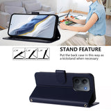 Xiaomi Redmi 15C (5G) / (4G) EIDERWOOD Flip Case with Card Holder & Stand Function - Blue