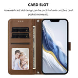 Xiaomi Redmi 15C (5G) / (4G) EIDERWOOD Flip Case with Card Holder & Stand Function - Brown