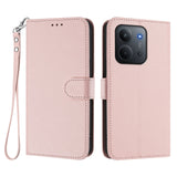 Xiaomi Redmi 15C (5G) / (4G) EIDERWOOD Flip Case with Card Holder & Stand Function - Pink