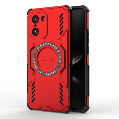 EIDERWOOD OnePlus Nord CE5 Craftsman Case with Heat Dissipation - MagSafe Compatible - Red