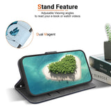 EIDERWOOD OnePlus Nord 5 Faux Leather Flip Case with Card Holder & Strap - Blue Butterfly