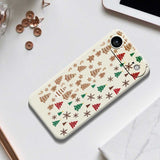 EIDERWOOD iPhone Air Christmas Case - Flexible Plastic - Gingerbread Men and Christmas Trees / Black