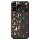 EIDERWOOD iPhone 17 Pro Christmas Case - Flexible Plastic - Gingerbread Men and Christmas Trees / Black