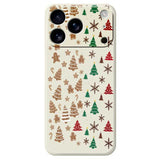 EIDERWOOD iPhone 17 Pro Max Christmas Case - Flexible Plastic - Gingerbread Men and Christmas Trees / Beige