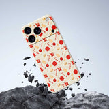 EIDERWOOD iPhone 17 Pro Christmas Case - Flexible Plastic - Christmas Candy / Beige