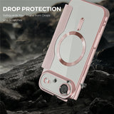 EIDERWOOD iPhone Air Flip Case with Transparent Back - MagSafe Compatible - Pink