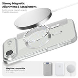 EIDERWOOD iPhone Air Flip Case with Transparent Back - MagSafe Compatible - Grey