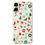 EIDERWOOD iPhone 17 Christmas Case - Flexible Plastic - Christmas Decorations / Beige