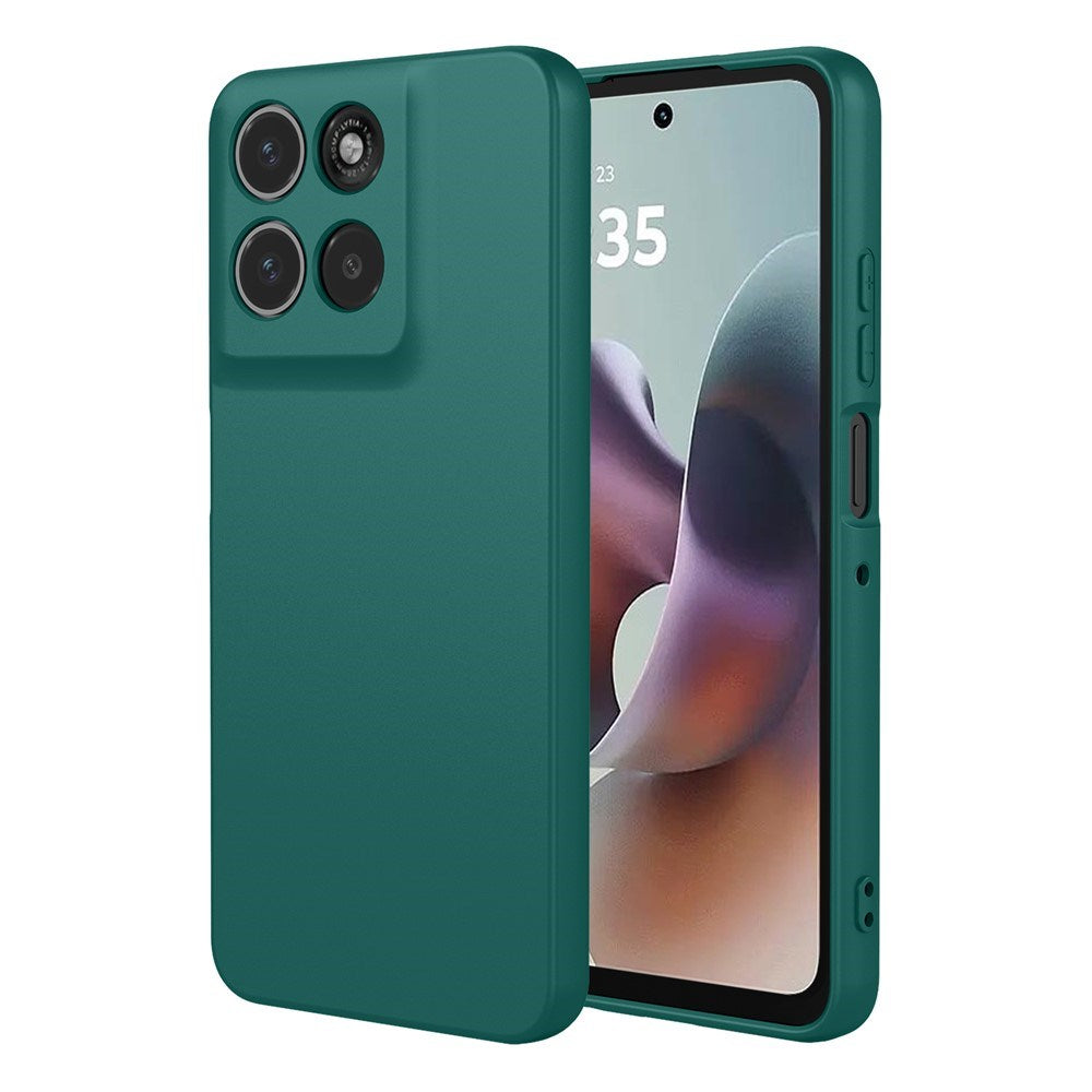 EIDERWOOD Motorola Moto G56 Lined Silicone Case - Dark Green