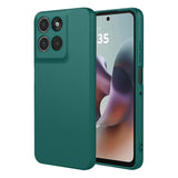 EIDERWOOD Motorola Moto G56 Lined Silicone Case - Dark Green