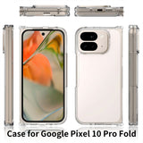 EIDERWOOD Google Pixel 10 Pro Fold Hybrid Plastic Case - Transparent