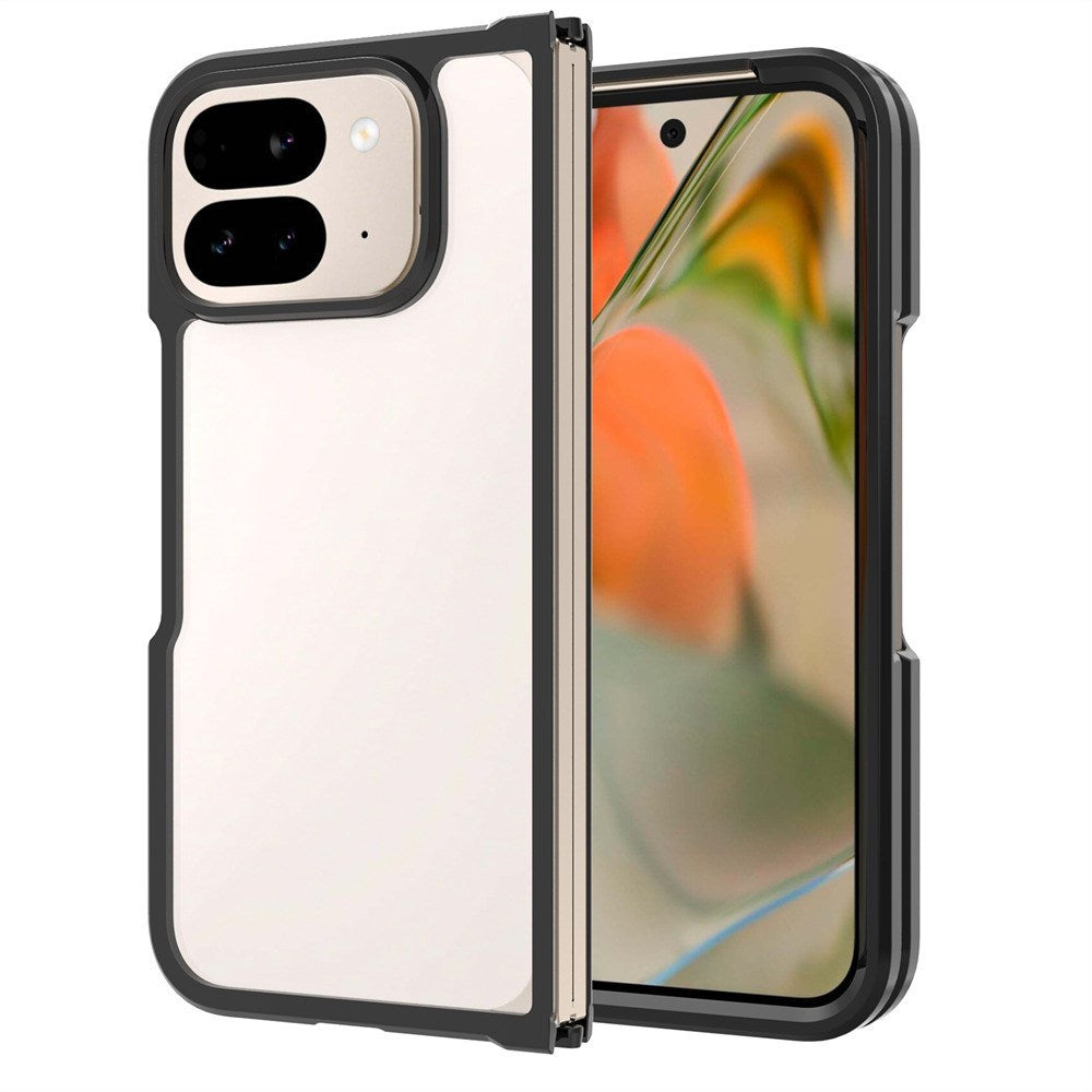 EIDERWOOD Google Pixel 10 Pro Fold Hybrid Plastic Case - Transparent / Black