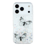 EIDERWOOD iPhone 17 Pro Max Flexible Plastic Case with Butterflies - Transparent