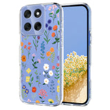EIDERWOOD Motorola Moto G56 Flexible Plastic Case with Floral Motif - Transparent / Different Flowers