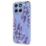 EIDERWOOD Motorola Moto G56 Flexible Plastic Case with Floral Motif - Transparent / Wisteria