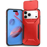 iPhone 18 Pro Max / 17 Pro Max EIDERWOOD Hybrid Plastic Case w. Cam Slider - Red