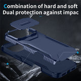 iPhone 18 Pro Max / 17 Pro Max EIDERWOOD Hybrid Plastic Case w. Cam Slider - Blue