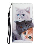 EIDERWOOD Samsung Galaxy A07 Faux Leather Case with Wallet & Strap - Cats
