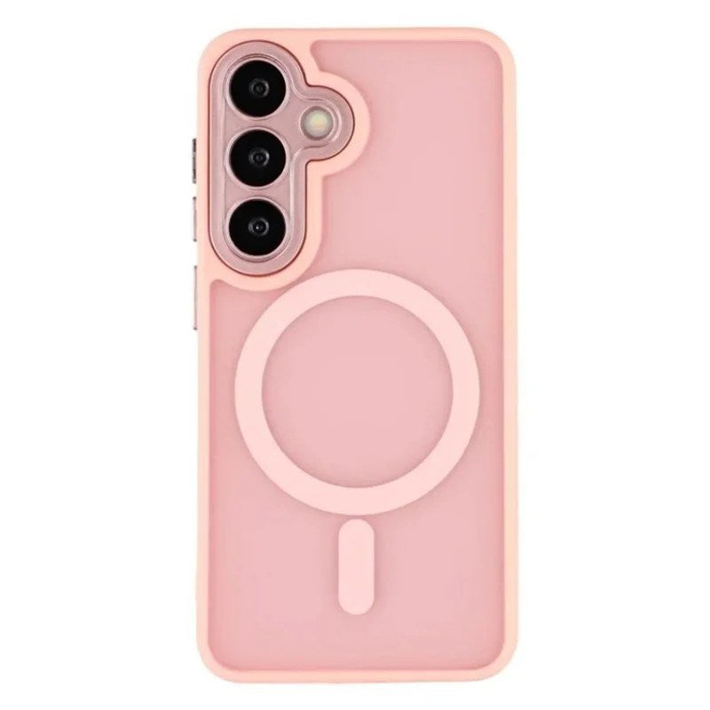 Samsung Galaxy S25 FE Hybrid Plastic Case - MagSafe Compatible - Pink